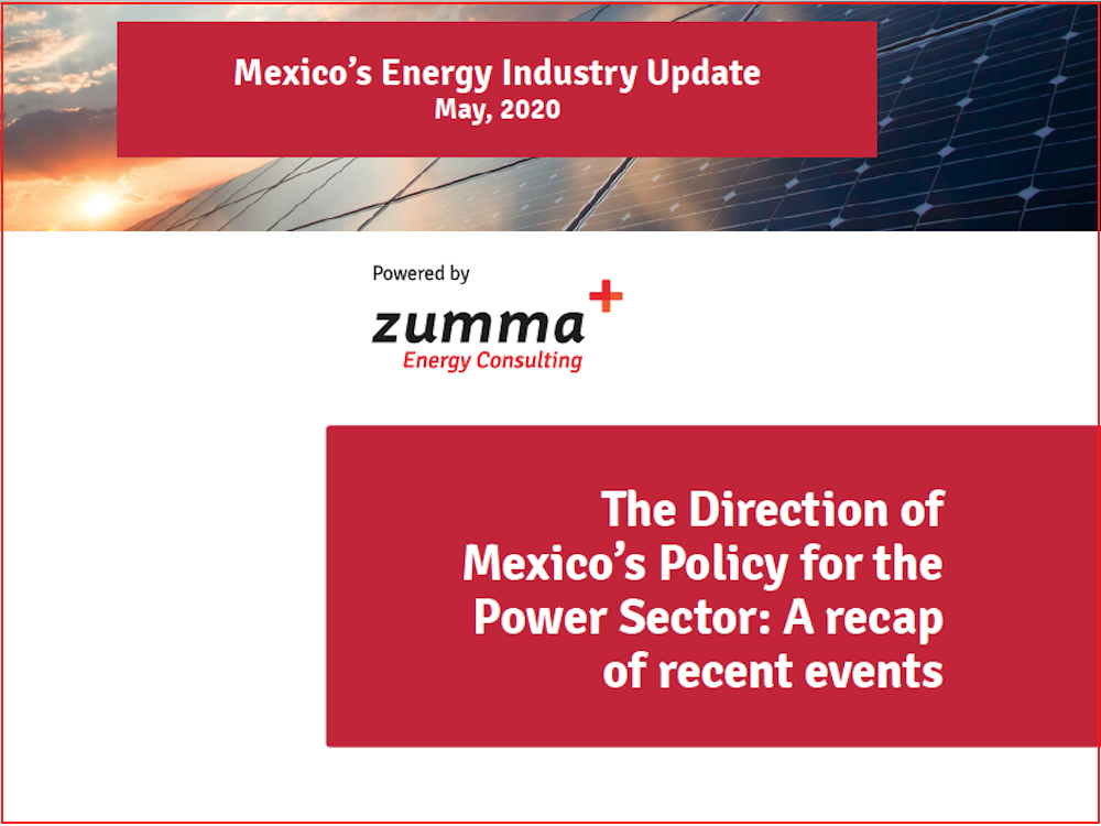 Reporte Zumma Energy Politica Eléctrica